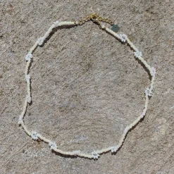 Cream Daisy Chain Choker - Senso