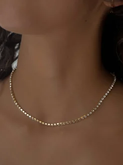 Gold Tennis Necklace - Senso
