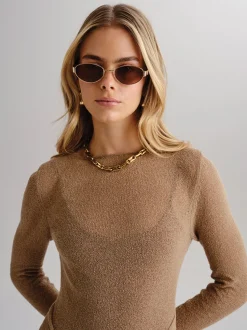 Luv Lou Boston Gold Sunglasses - Senso