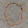 Orange Daisy Chain Anklet - Senso