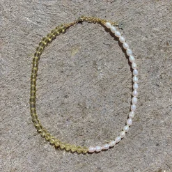 Pearl And Swarovski Choker - Senso