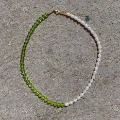 Pearl And Swarovski Choker - Senso
