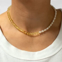 Pearl And Swarovski Choker - Senso