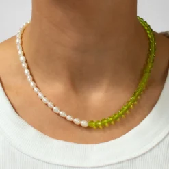 Pearl And Swarovski Choker - Senso