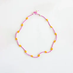 Pink Daisy Chain Choker - Senso
