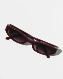 Shevoke Silon Maroon Sunglasses - Senso