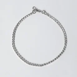 Silver Tennis Anklet - Senso