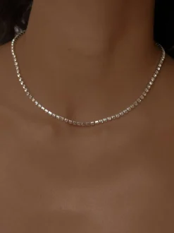 Silver Tennis Necklace - Senso