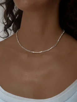Silver Tennis Necklace - Senso