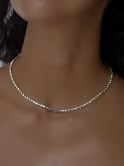 Silver Tennis Necklace - Senso
