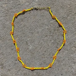 Yellow Daisy Chain Choker - Senso